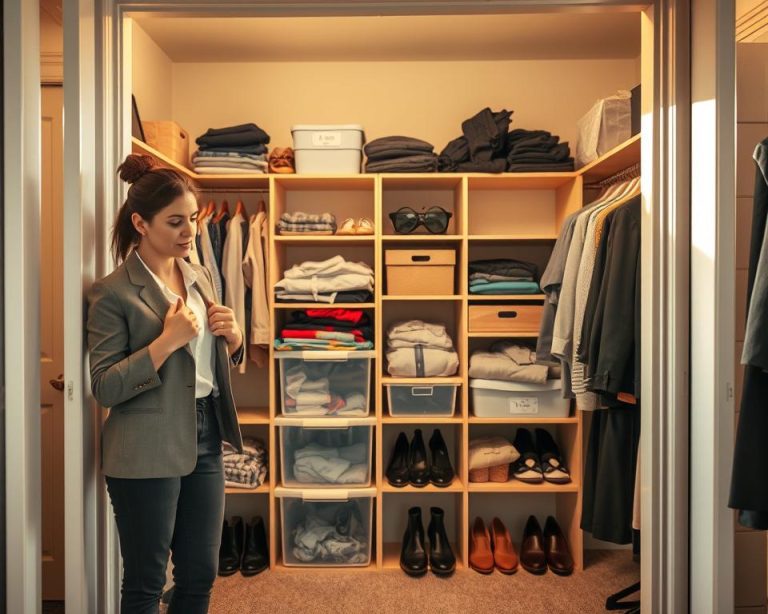 how to declutter a closet
