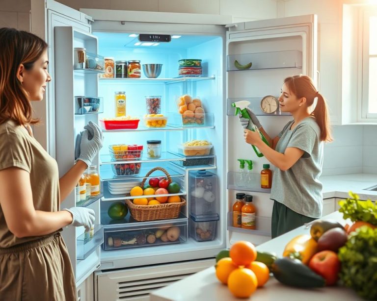 how to deep clean a fridge