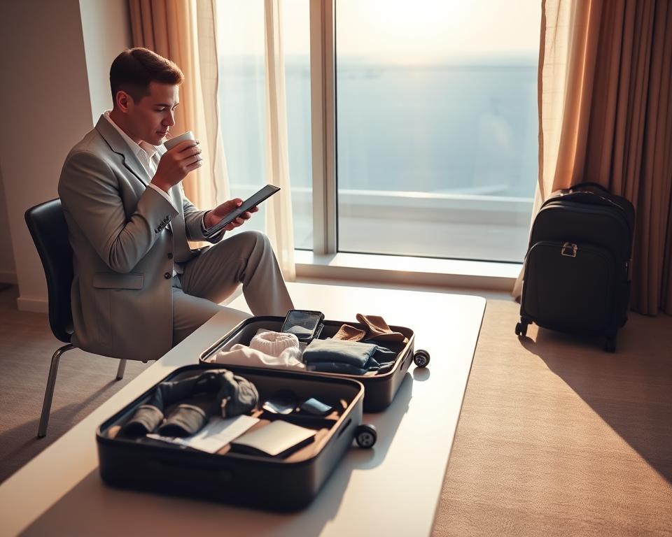 morning flight routine