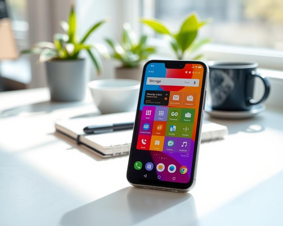 phone storage organization