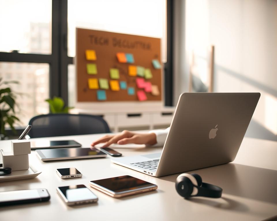 tech declutter routine